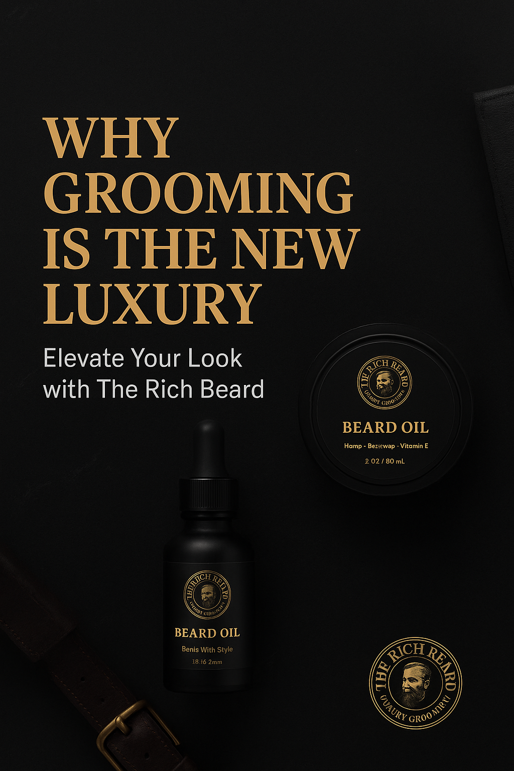 Why Grooming Is the New Luxury: Elevate Your Look with The Rich Beard