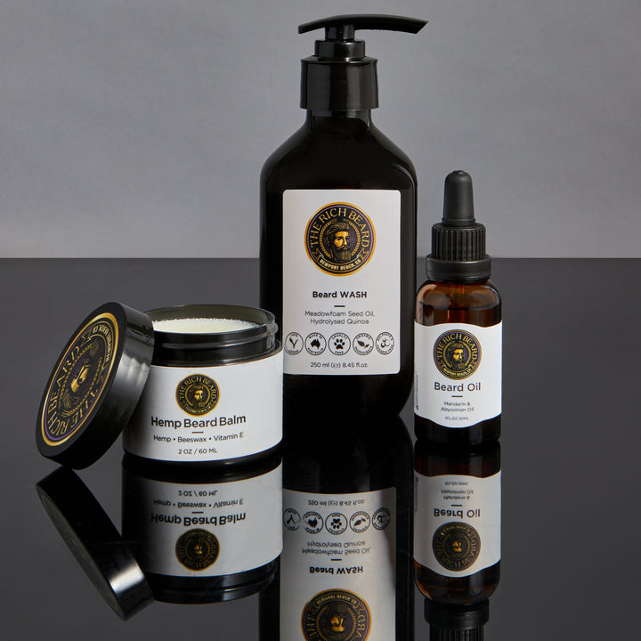 Beard Refill Kit – Beard Oil, Wash & Balm