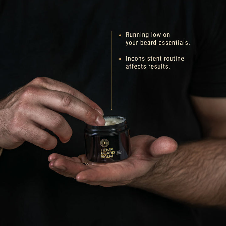 Beard Refill Kit – Beard Oil, Beard Wash & Beard Balm