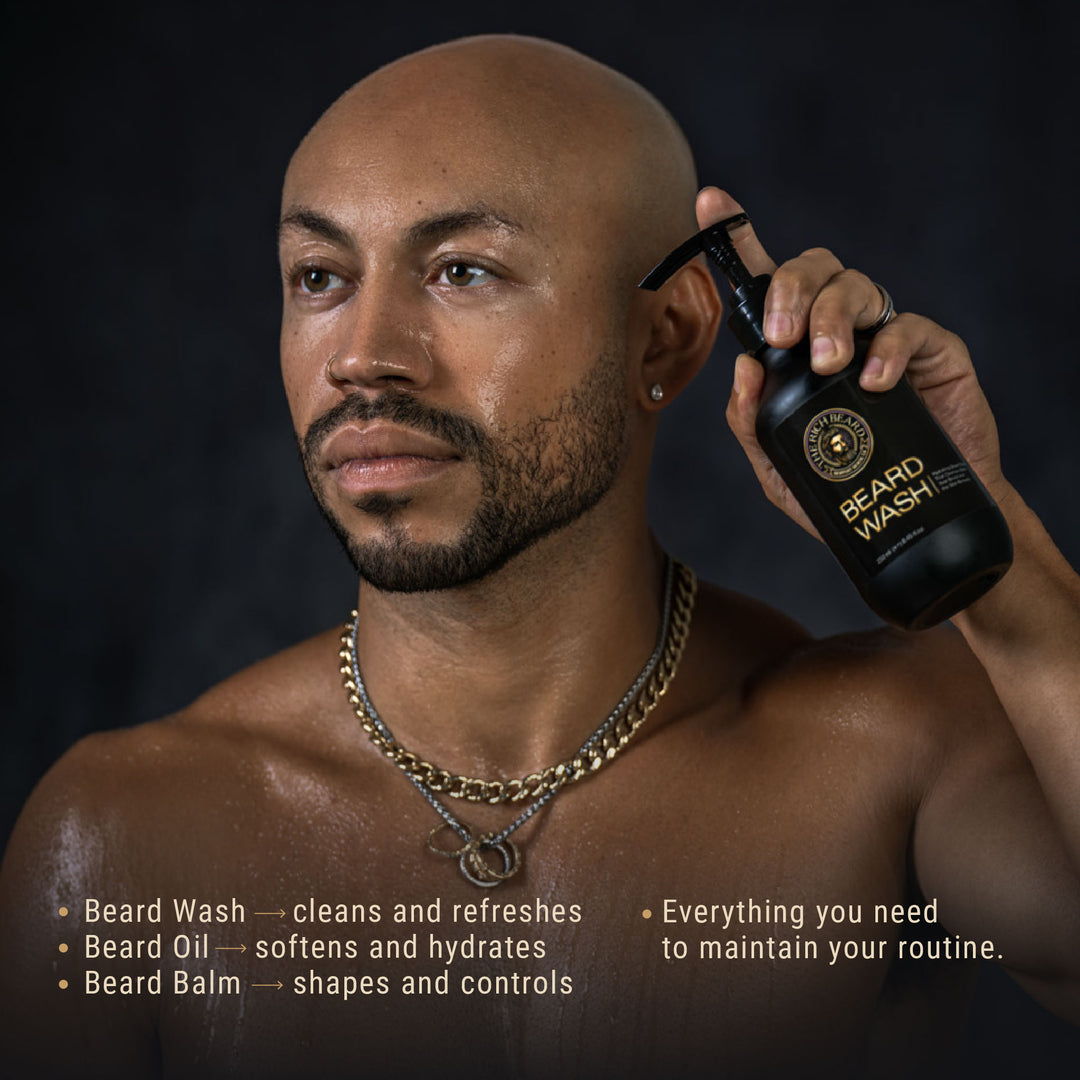 Beard Refill Kit – Beard Oil, Beard Wash & Beard Balm