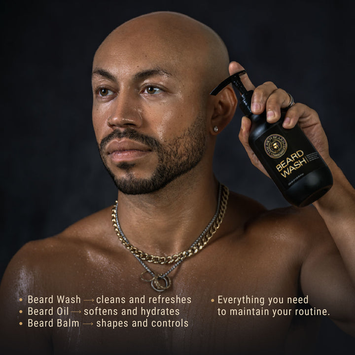 Beard Refill Kit – Beard Oil, Beard Wash & Beard Balm