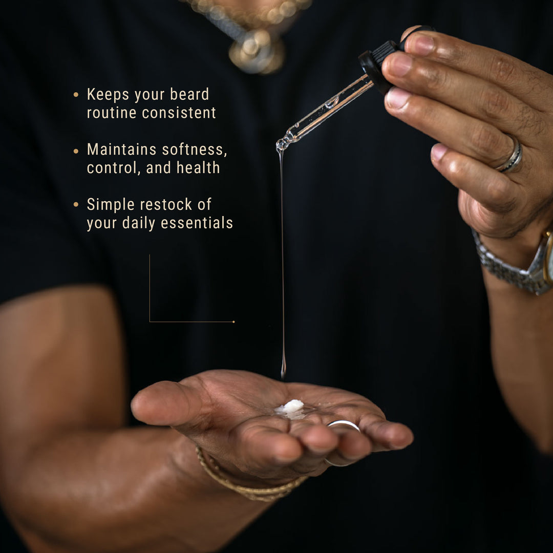 Beard Refill Kit – Beard Oil, Beard Wash & Beard Balm