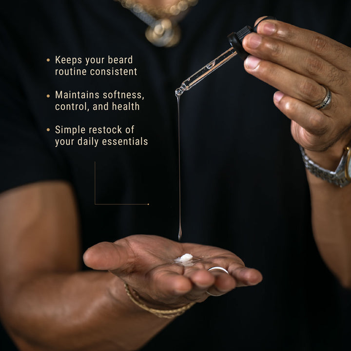 Beard Refill Kit – Beard Oil, Beard Wash & Beard Balm