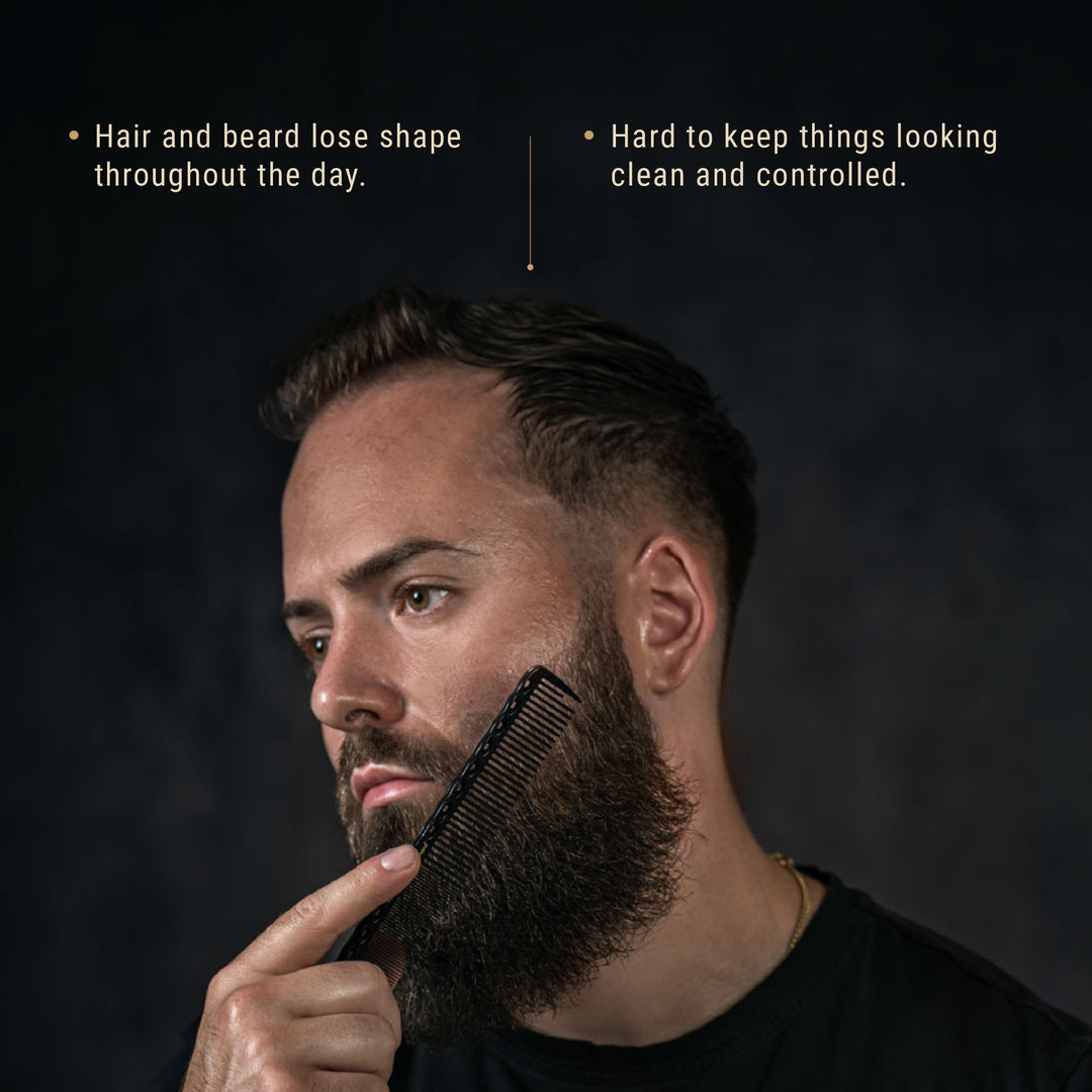 Everyday Beard & Hair Comb – 7.5 inches