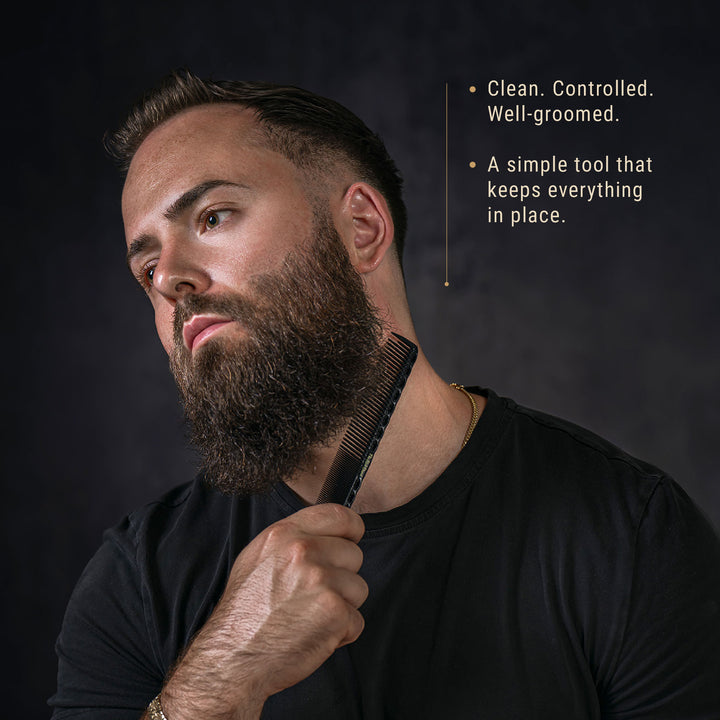 Everyday Beard & Hair Comb – 7.5 inches