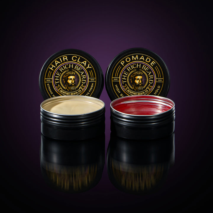 Matte & Shine Duo – Hair Clay & Pomade