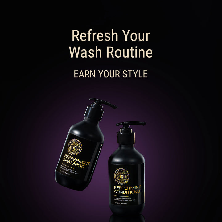 Peppermint Hair & Scalp Kit – Shampoo & Conditioner