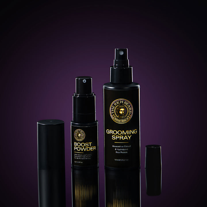 Volume & Texture Duo – Grooming Spray & Boost Powder