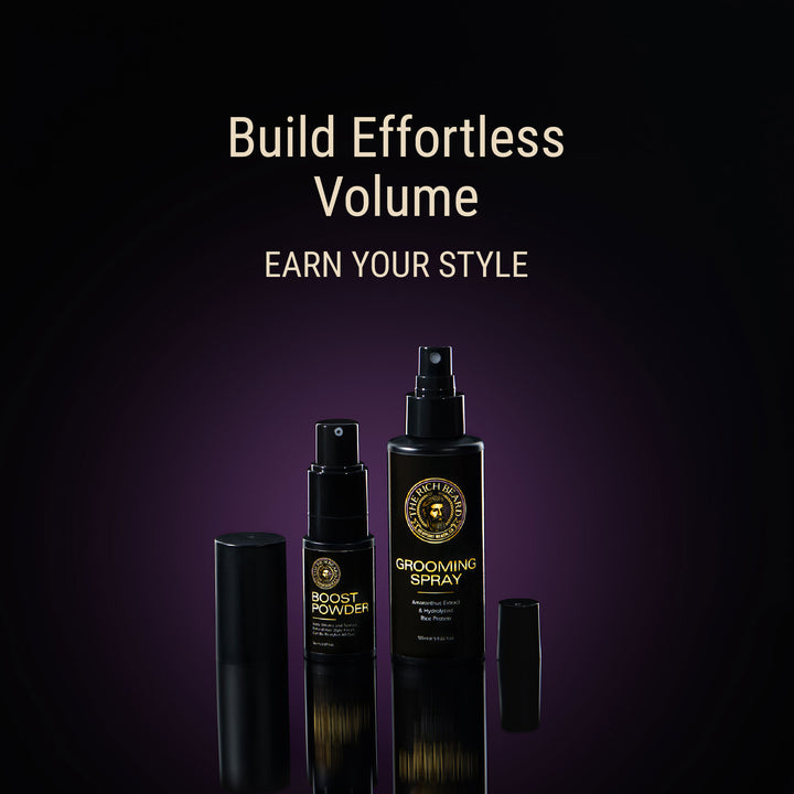 Volume & Texture Duo – Grooming Spray & Boost Powder