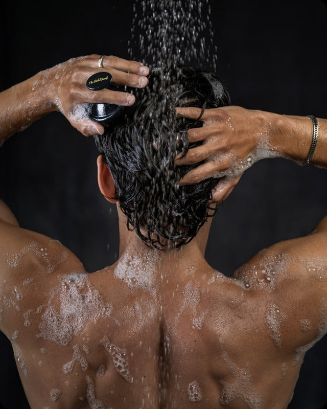 Peppermint Hair & Scalp Kit in use (2 of 2)